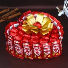 I Want Lots Of Kitkat Chocolate Delivery Valentines Candy Bouquet Chocolate Bouquet