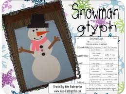 Freebielicious Snowman Glyph Winter Classroom Activities Winter Kindergarten Miss Kindergarten