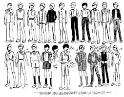 Slim fit order a size up if youd like it less fitting. Anime Boys Clothes Drawing Drawing Tutorial Easy