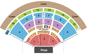 Pnc Music Pavilion Seating Chart Charlotte