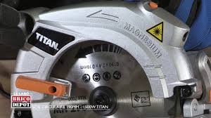 Labo Brico Test Scie Circulaire Titan 190 Mm 1500 W Youtube