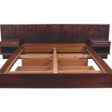 Danish Modern Floating Rosewood Bed With Integrated Nightstands For Sale Modern Style Bed Danish Modern Bedroom Furniture Danish Modern