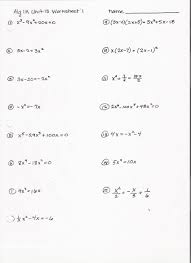 Here is a graphic preview for all of the algebraic expressions worksheets. Intermediate Algebra Worksheets With Answers Page 1 Line 17qq Com