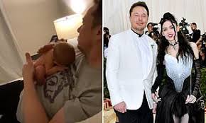 — (@freebasecatnip) 7 мая 2018 г. Grimes Shares Mother S Day Video Of Elon Musk Holding Their Baby Boy X Ae A 12 Daily Mail Online