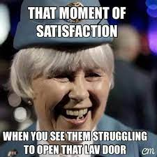 Its The Only Door With An Actual Handle Gah Fearofflight Flight Attendant Humor Flight Attendant Quotes Flight Attendant Life