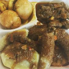 Jamaican Breakfast Liver Boiled Green Bananas Sweet Potato Dumplings Johnny Cakes And Plantains Jamaican Ginger Beer Recipe Jamaican Recipes Recipes