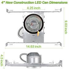 4 Inch New Construction Recessed Light Can Housing 12 Pack Shallow Ty Hykolity