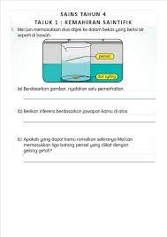 Sains tahun 4 i manusia i perkumuhan dan penyahtinjaan. Sains Tahun 4 Kssr Semakan Soalan Teacher Collection Facebook