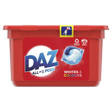 In a statement, the company said: Daz All In 1 Pods Whites Colours Washing Detergent Liquid Capsules 12 Washes Ozaroo