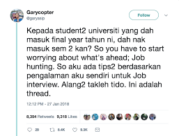 Maybe you would like to learn more about one of these? Lebih 8k Retweets Tips Temu Duga Lelaki Ini Sangat Berguna Untuk Fresh Grad Amalkan
