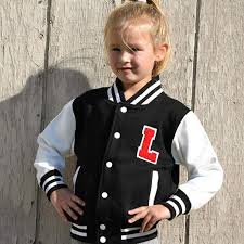 Black And White Baseball Jacket Personalized Custom Kids Varsity Baseball Jacket Black White Baseball Varsity Jacket Fleece Baseball Jacket Baseball Jacket