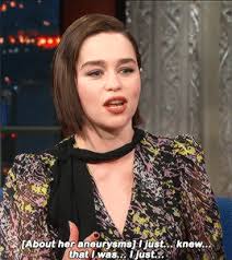 Emilia Clarke talks with Tracy Smith from CBS Sunday Morning