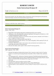 Simply leave a comment at instructional design models and theories. Senior Instructional Designer Resume Samples Qwikresume