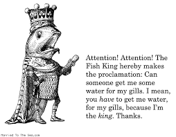 The Fish King Panning For Gold Comics Fish