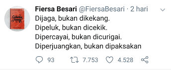 10 Tweet Penulis Fiersa Besari Yang Paling Bisa Bikin Baper