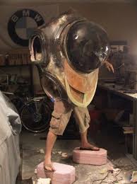 Bioshock Big Daddy Costume Prop Maker Harrison Krix Testing Bioshock Big Daddy Costume Bioshock Big Daddy Steampunk Artwork