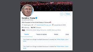 Any post made, aside from replies like this one, are direct copies from the desk, the account said in one of the first tweets. Trump S Twitter Downfall Bbc News
