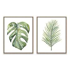 Check spelling or type a new query. Botanical Palm Leaf Framed Art Prints Set Of 2 Kirklands