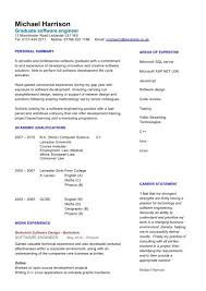 Diligent software engineer with 5+ years experience in commercial application development. Graduate Software Engineer Cv Example Dayjob