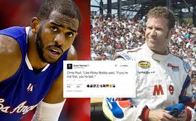 Yeah, & what are you doing right now? Chris Paul Used A Ricky Bobby Quote About Losing To Express His Pain