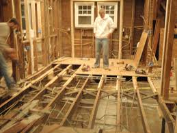 Just as a house needs a level foundation, so does a quality hardwood floor. Kitchen Floor Doors Old Stuff 702 Mckinley A Remodeling Journey