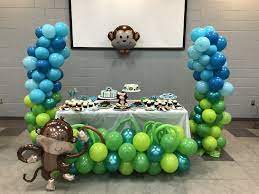 Monkey Babyshower Balloon Decorations Balloons Balloon Garland