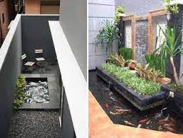 Ada begitu banyak macam ikan hias yang bisa kamu pilih untuk jadi koleksi peliharaan di rumah. Contoh Dan Gambar Kolam Ikan Unik Rumah Minimalis Gambar Dan Foto Rumah Minimalis Kolam Ikan Ide Halaman Belakang Taman Interior