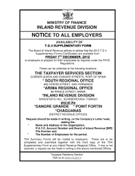 Income tax forms 2015 printable trinidad | brown are filing a joint return. Board Of Inland Revenue Trinidad Tax Return Forms Tax Walls