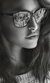Black And White Glasses Photography Black White Photos Black And White Photography Portrait Girl Portrait Pictures