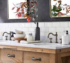 Pottery barn black marble bath accessories. Frost Marble Bathroom Accessories Set Pottery Barn