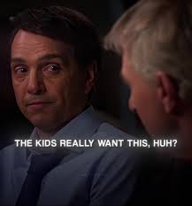 Cobra Kai Emotional Scene Between Johnny and Daniel