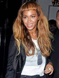 Curly hair has its hassles. Beyonce Bangs Beyonce Bad Bangs Beyonce Baby Bangs Photo People Com