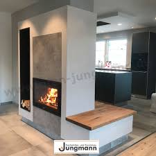 Grundofen Mit Holzbank 1 Kachelofen Jungmann