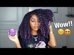 Lilac, lavender, and violet — oh my! I Colored My Hair Purple Trying Out Purple Hair Paint Wax Youtube
