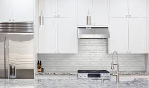 When it comes to a kitchen design, graphic wallpaper might not be the first thing that comes to mind. Vintage White Brick Peel And Stick Wallpaper By Nextwall Burke Decor