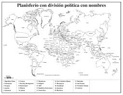 Podemos encontrar los planisferios políticos mudos en. Mapa Mundi De Paises Para Tarea 1 Esnnaranjo