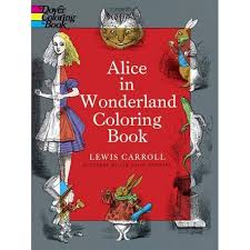 Alice in wonderland coloring book. Alice In Wonderland Coloring Book Dover Coloring Books Abridged By Lewis Carroll Paperback Target