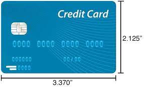 Credit card companies, like most other things in life, come in all shapes and sizes. Debit Card Size In Cm Card Size