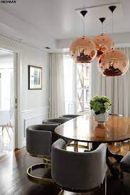 Design Icon Copper Pendant Light Interior Dining Room Design Interior Design