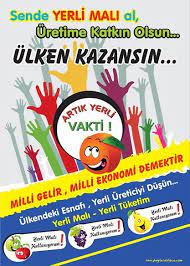 Yerli Mali Haftasi Icin Hazirlanmis Ozel Afis Malta Faaliyetler Evde Egitim