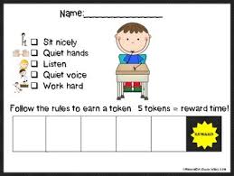 Speech Therapy Behavior Reward Chart Bundle Special Ed Classroom Tokens Centers