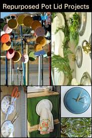 Repurposed Pot Lid Projects Pot Lids Pot And Pan Lids Diy Pots