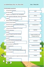 Namun, apakah yang dimaksud dengan sinonim dan antonim ? Latihan Reflektif Bahasa 2 Bac Pers 5 Worksheet
