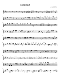 Your faith was strong but you needed proof. Hallelujah Sax Alto