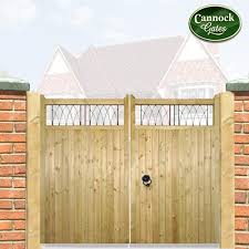 Check spelling or type a new query. Staffordshire Wooden Estate Gates 6ft High Cannock Gates
