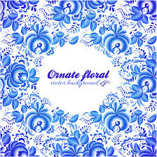 Types of ceramic tiles with arabic ornament. Elegant Blue Floral Pattern Background Vector Free Vector In Encapsulated Postscript Eps Eps Vector Illustration Graphic Art Design Format Format For Free Download 5 67mb