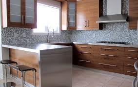 Maybe you would like to learn more about one of these? Walnut Kitchen With Stainless Steel Countertop Modern Kitchen Toronto By The Wood Workshop Houzz