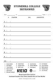 He wouldn't even call it an injury. Custom College Softball Lineup Cards 4 Part Lineup Cards With College Softball Team Name And Logo