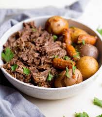 Clean carrots and celery and slice to about 1/4″ thickness. Instant Pot Cabernet Pot Roast With Potatoes And Carrots Wholesomelicious