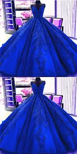 Royal Blue Wedding Dresses Ball Gowns Lace Embroidery M7618 Vestidos Para Quinceanos Vestidos De Fiesta Azules Vestidos De 15 Azules